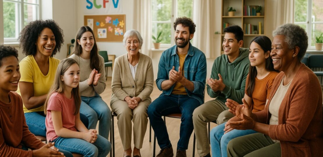 Atividade em grupo no SCFV – Serviço de Convivência e Fortalecimento de Vínculos