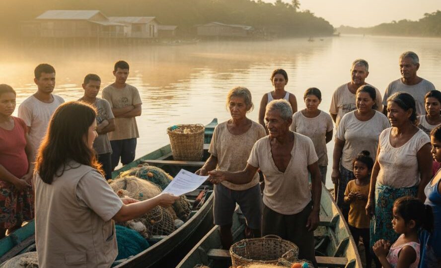 Assistência social a pescadores artesanais